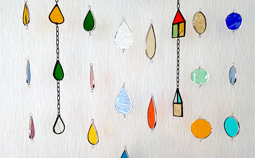 ★地元職人と一緒にガラス材を加工して小物を作るガラス細工教室「カフェ＆雑貨cache cache(カシュカシュ）」★ 北海道釧路市 ガラス細工 雑貨 地域 体験 道東 港町 観光 _F5F-0304