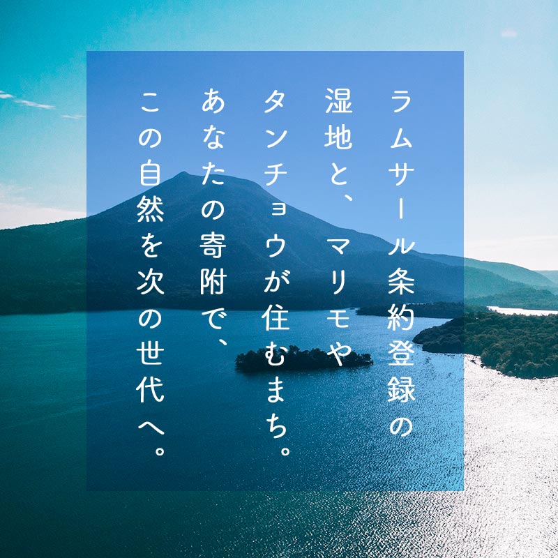 あなたの寄附が自然を守る、未来へつなぐ　釧路湿原等自然環境保全支援 【返礼品なし】1000円  shizen01