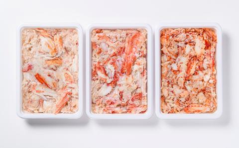 三大蟹　剥き身セット(タラバ・花咲・毛蟹) _F4F-1632