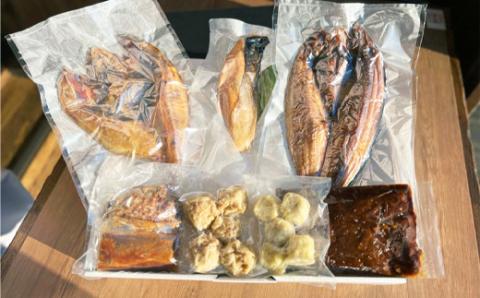 町炉端を楽しむあぶり家セット（竹）ホッケ めんめ トキシラズ 牛タン ハンバーグ 帆立 ホタテ ポーク 牛タン カレー トマト 釧路 _F4F-2472