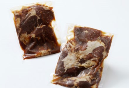 釧路産・馬肉味付ジンギスカン500g×2 ふるさと納税 馬肉 F4F-0747