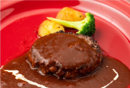 釧路生まれ、釧路育ちのオーガニックビーフ 生ハンバーグ120g×4枚 ふるさと納税 肉 F4F-3373