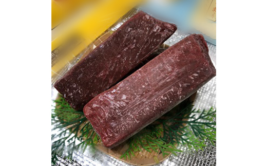 和商市場発 刺身用ミンクくじら(1柵) 極上特上赤肉鯨肉 クジラ くじら 刺身 北海道産 北海道 ミンクくじら ミンククジラ 冷凍 刺身用 魚 魚介 海鮮 _F4F-4455