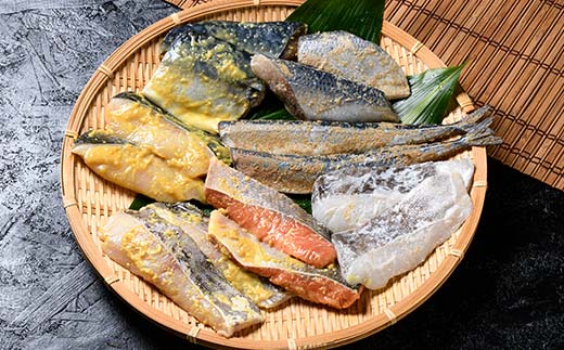 漬魚食べ比べセット(1) 各2切×1袋入 紅鮭 真鱈 銀ダラ 真さば 秋刀魚 さんま 海鮮 魚 漬魚 個包装 真空パック 小分け簡単 冷凍 おかず _F4F-8860