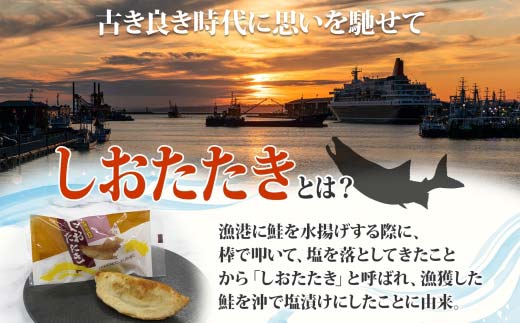 【期間限定！寄附額改定↓！】しおたたき 10個入り 個包装 釧路銘菓 焼き菓子 和風パイ 小豆あん 鮭パイ 粒餡 北海道土産 贈答 ばらまき菓子 洋菓子 ギフト 銘品 クランツ 北海道釧路市 送料無料 _F4F-5131