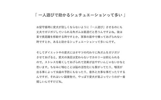 エゾ鹿の角ガム 12cm 小型犬用 半割り 2個 北海道産 国産 無添加 犬用ガム 天然鹿角 長持ち デンタルケア ペット おやつ _F5F-0057