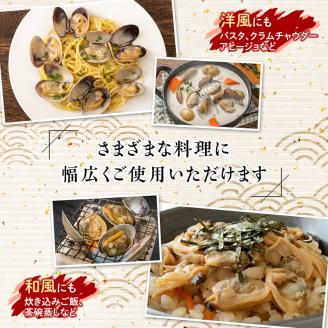 【期間限定！寄附額改定↓！】砂出し済 大粒の天然あさり2kg ふるさと納税 貝 _F4F-0384