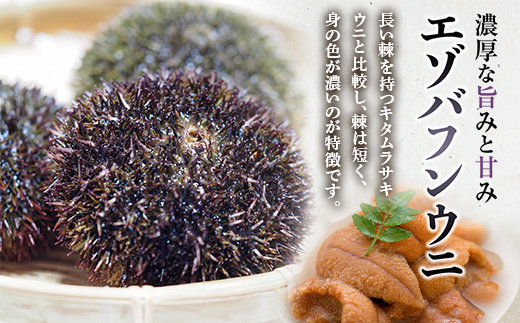 【北海道産・極上・列盛】えぞバフンうに贅沢食べ比べセット（折2枚・塩水1枚） 北海道 釧路 ふるさと納税 うに 雲丹 魚介類 海産物 高級 贈答用 豪華 _F4F-0638