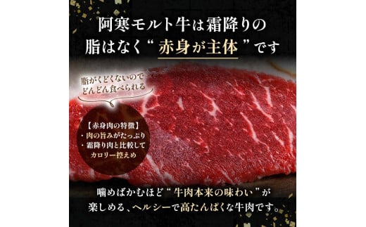 【12月22日までの入金で年内発送】阿寒モルト牛食べ比べセットB 牛肉 ステーキ 肩ロース ローススライス すき焼き サーロイン _F4F-4175