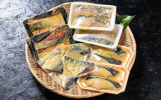 【期間限定！寄附額改定↓！】西京漬けセット 各2切×2袋入 紅鮭 真鱈 銀ダラ 真さば 海鮮 魚 漬魚 個包装 真空パック 小分け簡単 冷凍 おかず _F5F-0236