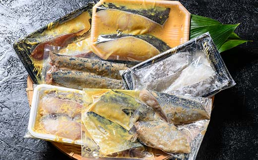 漬魚食べ比べセット(1) 各2切×1袋入 紅鮭 真鱈 銀ダラ 真さば 秋刀魚 さんま 海鮮 魚 漬魚 個包装 真空パック 小分け簡単 冷凍 おかず _F4F-8860