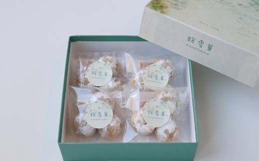 【期間限定！寄附額改定↓！】粉雪菓 2箱 （3個入×4袋／1箱） ギフト スイーツ 洋菓子 お菓子 焼き菓子 おやつ _F4F-8391