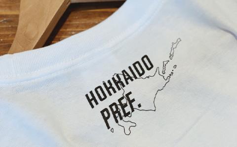 釧路市 マンホールTシャツ（白）XL _F4F-1551