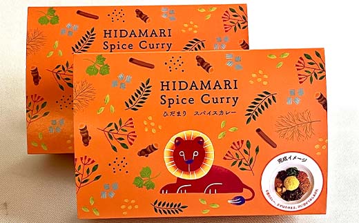 【3ヶ月連続定期便】ひだまり薬膳スパイスカレー 2個 冷凍 薬膳 スパイスカレー カレー スパイス デトックス 保存食 ジビエ 低糖質 ターメリックライス _F4F-4365