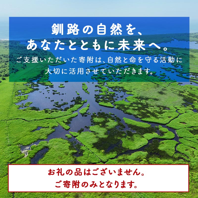 あなたの寄附が自然を守る、未来へつなぐ　釧路湿原等自然環境保全支援 【返礼品なし】10000000円  shizen08