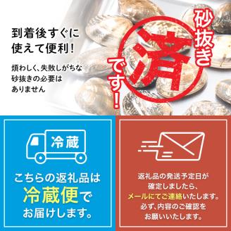 砂出し済 大粒の天然あさり2kg ふるさと納税 貝 _F4F-0384