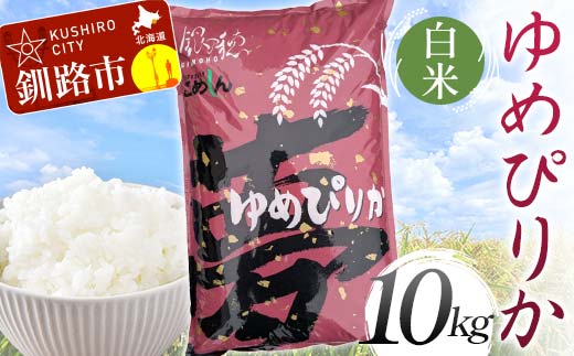 【期間限定！寄附額改定↓！】【令和7年度産】 ゆめぴりか 10kg 白米 北海道産 米 コメ こめ お米 通常発送 F5F-0156