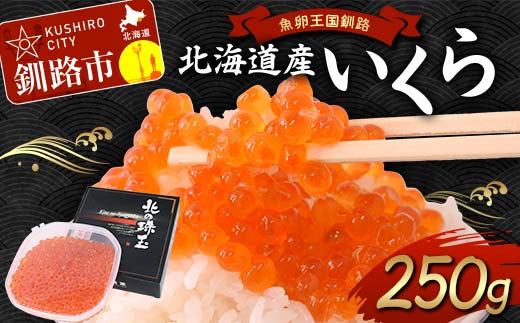 【期間限定！寄附額改定↓！】【新物】魚卵王国釧路 北海道産 いくら 250g イクラ 鮭 魚卵 醤油漬 冷凍 鮭 北海道 筋子 いくら醤油漬け 数量限定 北海道産 あいちょう あいちょう釧路 老舗 ご当地 ローカル スーパー 釧路 釧路市 人気 おいしい 美味しい うまい 道東 特選 _F4F-8517