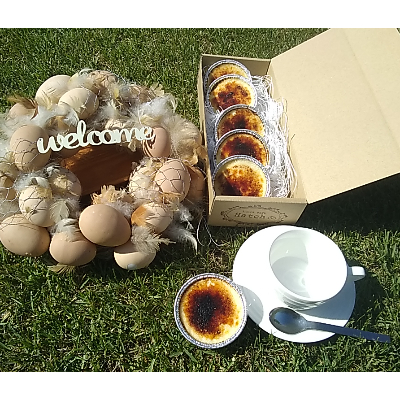 十勝産原料使用　濃厚クレームブリュレ　10個入り【配送不可地域：離島】