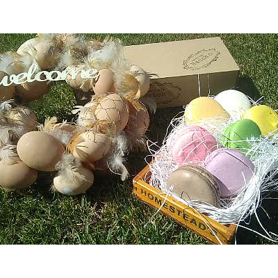 十勝産原料使用　自家製　大きめマカロン14個セット【配送不可地域：離島】