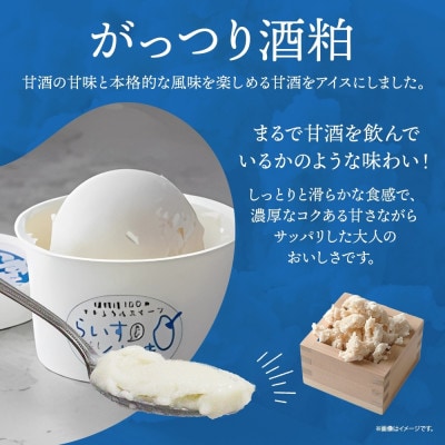 フローズン甘酒 らいすくれま オススメ3種 各2個 計6個 米麹 酒粕 北海道 帯広市【配送不可地域：離島】