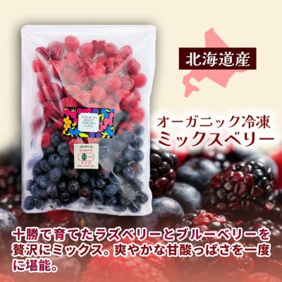 【令和8年8月以降出荷】有機JAS認証 冷凍ミックスベリー2.5kg(500g×5)【北海道十勝産】【配送不可地域：離島】