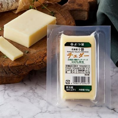 よつ葉 北海道十勝 チェダー 100g×6個【配送不可地域：離島】