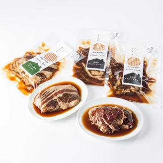 南大門の味付ラムジンギスカン旨タレ焼肉牛カルビセット【配送不可地域：離島】