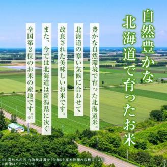 【2ヵ月毎定期便】【令和5年産】北海道産ゆめぴりか 白米(5kg×2袋) 全3回