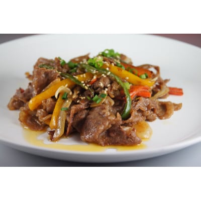 豊西牛 お試しセット (サイコロステーキ 黒にんにくみそホルモン 切り落としスライス)【配送不可地域：離島】