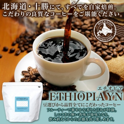 熨斗 コーヒー豆 エチオピア 100g 2袋 品質すべてにこだわったコーヒー 北海道 帯広市