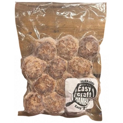 【毎月定期便】ミニクラフトハンバーグ(ミニ12個入り 1セット)　ソースなし 2セット全6回【配送不可地域：離島】