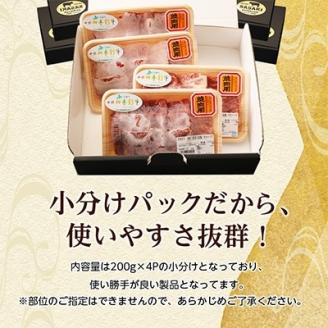十勝四季彩牛焼肉(部位おまかせ)総量800g(200g×4P)【国産交雑種】【配送不可地域：離島】