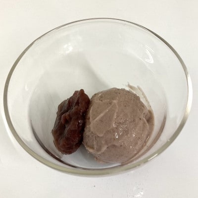 北海道産小豆ヴィーガンジェラートの2Lディッシャー付き【配送不可地域：離島】