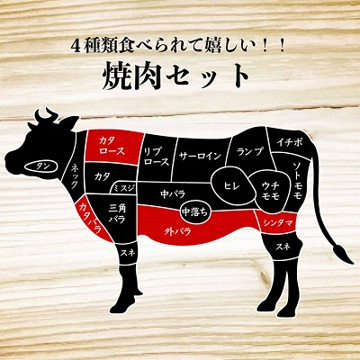 十勝姫 焼肉セット 計1kg【配送不可地域：離島】