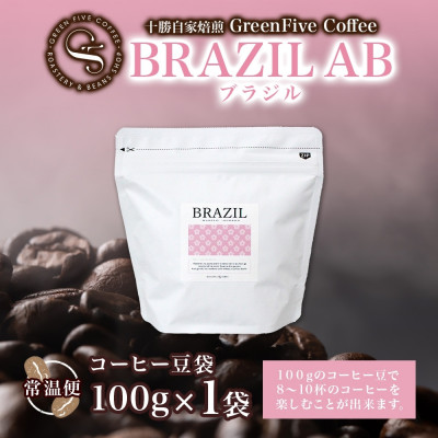 コーヒー豆 ブラジル 100g 1袋 鮮度を高めたスペシャリティコーヒー 北海道 帯広市