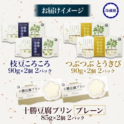 十勝豆腐 おためし3種セット 各2パック 計12個 北海道 帯広市【配送不可地域：離島】