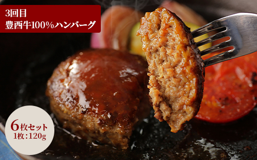 【毎月定期便】豊西牛お試しコース全3回【配送不可地域：離島】