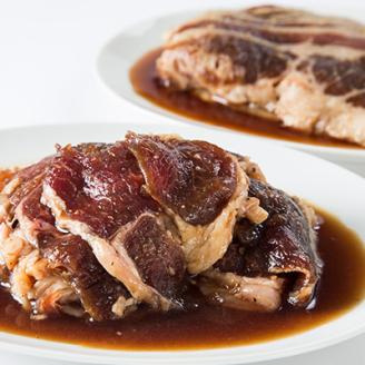 南大門の味付ラムジンギスカン旨タレ焼肉牛カルビセット【配送不可地域：離島】
