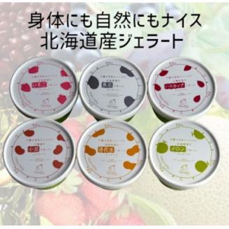 北海道産ヴィーガンジェラート　6個セット【配送不可地域：離島】
