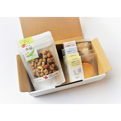 低糖プチスイーツBOX[北海道　帯広　晴cafe　大豆　グラノーラ]