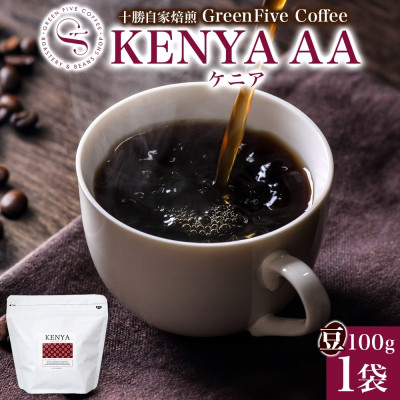 コーヒー豆 ケニア 100g 1袋 鮮度を高めたスペシャリティコーヒー 北海道 帯広市