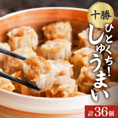 十勝 肉しゅうまい 18個入り×2パック ひとくちサイズ 北海道 帯広市【配送不可地域：離島】