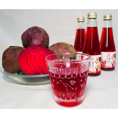 中村農場の美味しいビーツ 2kg ～レシピ付き～ ＆ ルビーの輝き 帯広ビーツサイダー3本