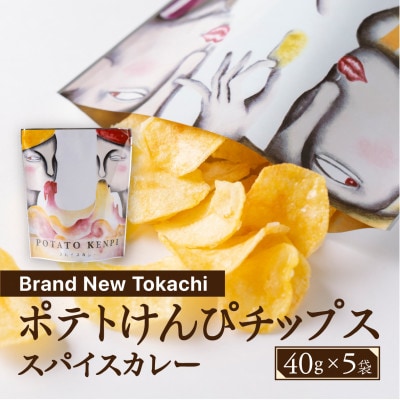 ポテトけんぴチップス(スパイスカレー) 5袋【Brand New Tokachi】