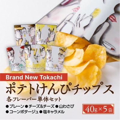 ポテトけんぴチップスおすすめ5種セット【Brand New Tokachi】