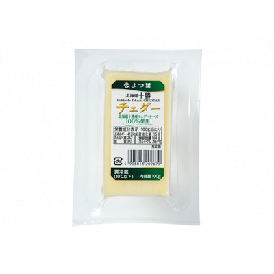 よつ葉 北海道十勝 チェダー 100g×6個【配送不可地域：離島】