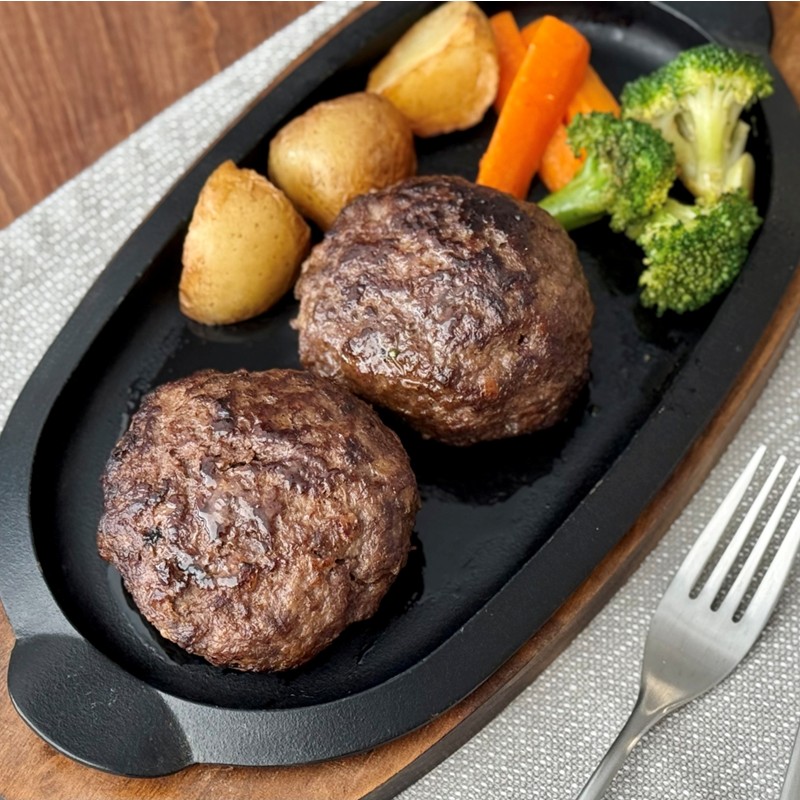 北見産黒毛和牛・豚の合い挽きハンバーグ 160g×5個 ( お肉 ハンバーグ 黒毛和牛 合い挽き )【047-0003】