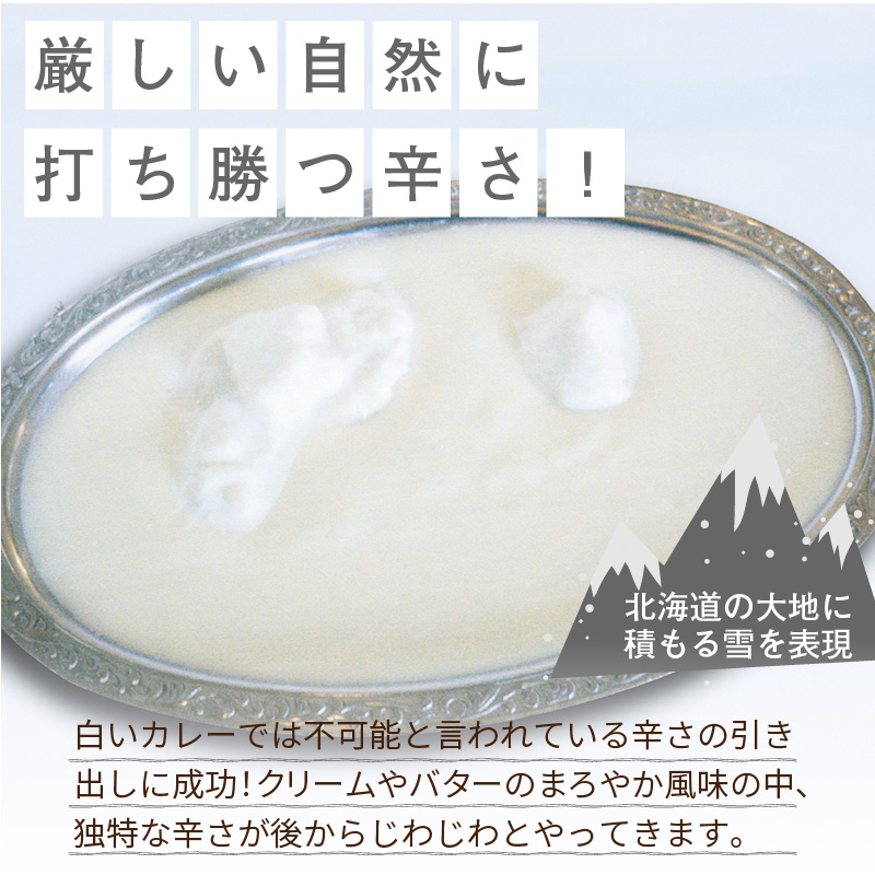 クリシュナ 冬のオホーツク白い大地のカリー2食セット 手焼きナン付 ( カレー インド インドカレー スパイス ナン チキン 鶏肉 )【127-0004】