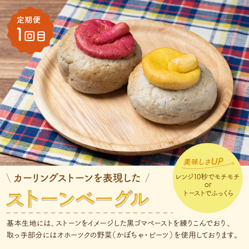 【3ヵ月定期便】カーリングスイーツ ( スイーツ 定期便 北海道 北見 カーリング おやつ 毎月お届け )【999-0193】